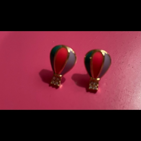 Kate Spade Colorful Hot Air Balloon Earrings - Picture 2 of 3